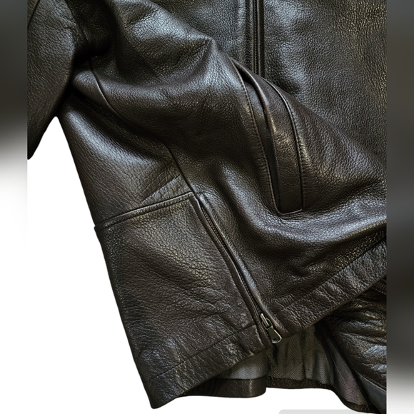 ROGUE PURE LEATHER HEAVY JACKET SZ L - Picture 10 of 10